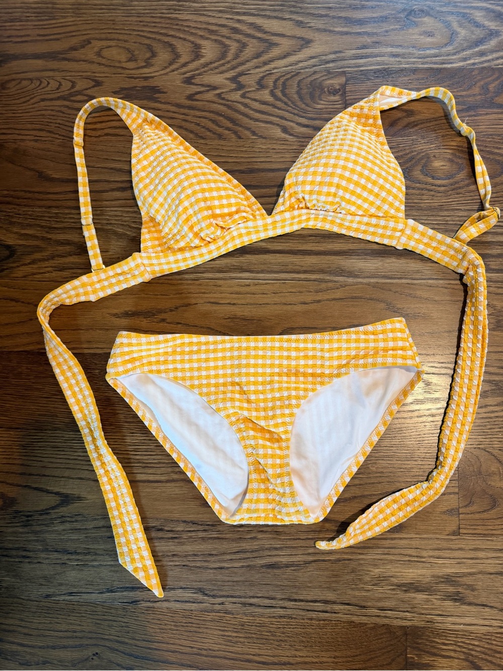 Yellow Gingham Bikini Set - from Target